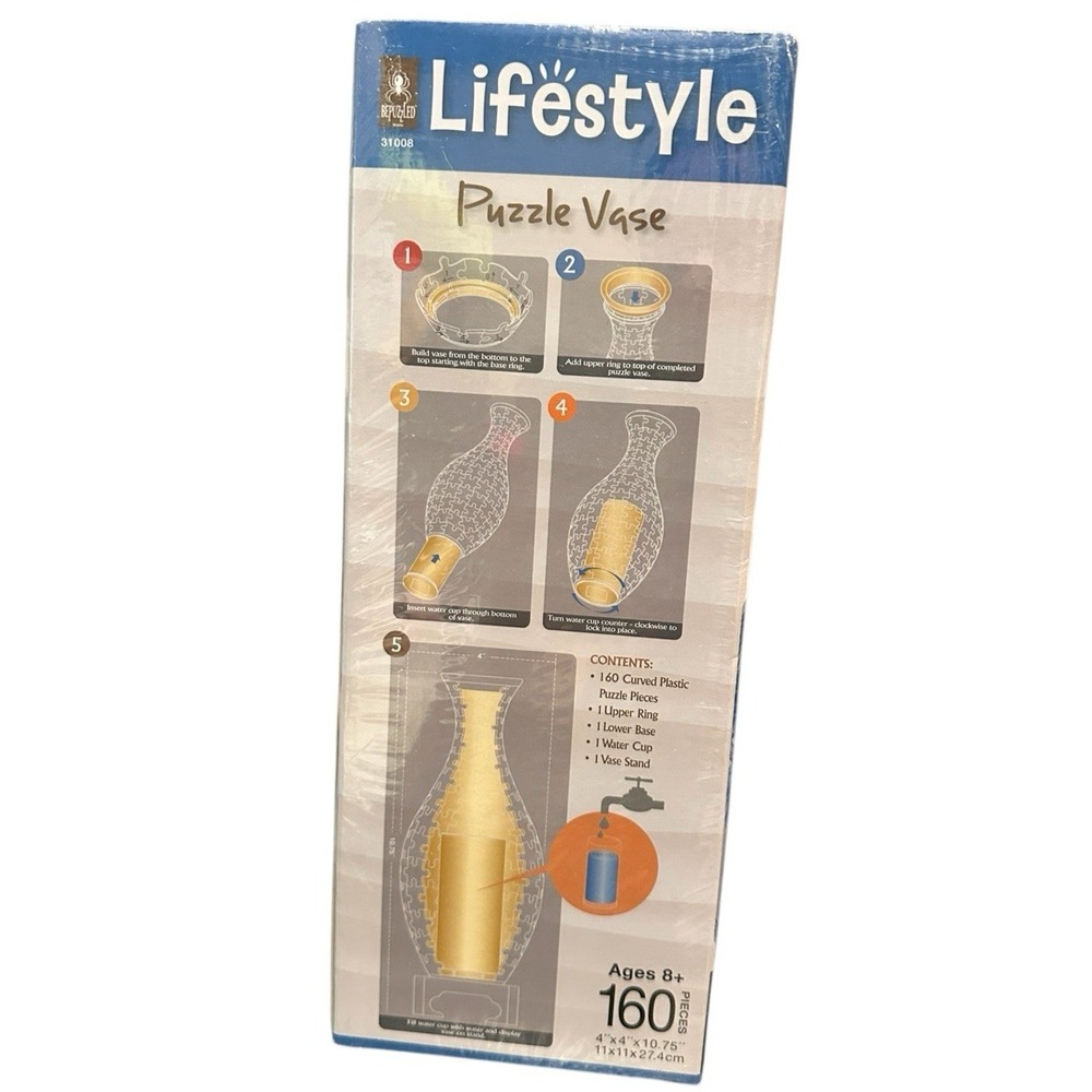 New Bepuzzled Lifestyle Puzzle Vase Phoenix Couple‎ Design 160 Pieces - Picture 2 of 5